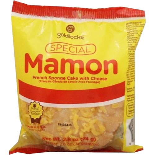 Delicious 2.1 OZ French Sponge Mamon with Cheese - Goldilocks Special