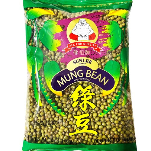 Sunlee Brand 14 OZ Premium Mung Beans (Haricot Mungo) - Great for Health and Delicious Recipes