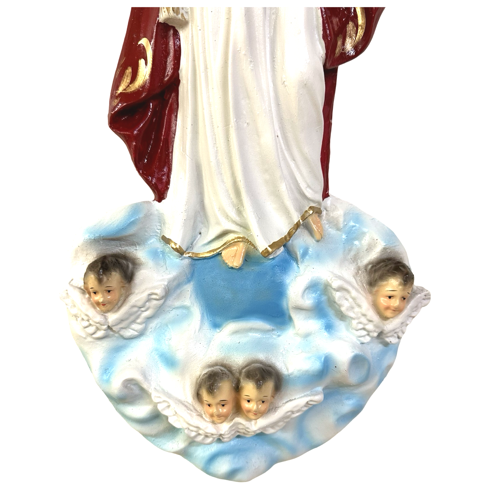 19.5 inches x 9 inches Handmade Religious Jesus Statue - Philippine Artifact