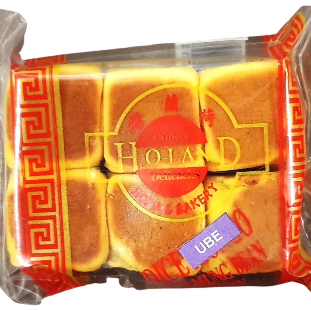 Ho-Land Frozen Purple Yam Pastry - 6 Pieces, 8 OZ (Best Chinese Delicacy)