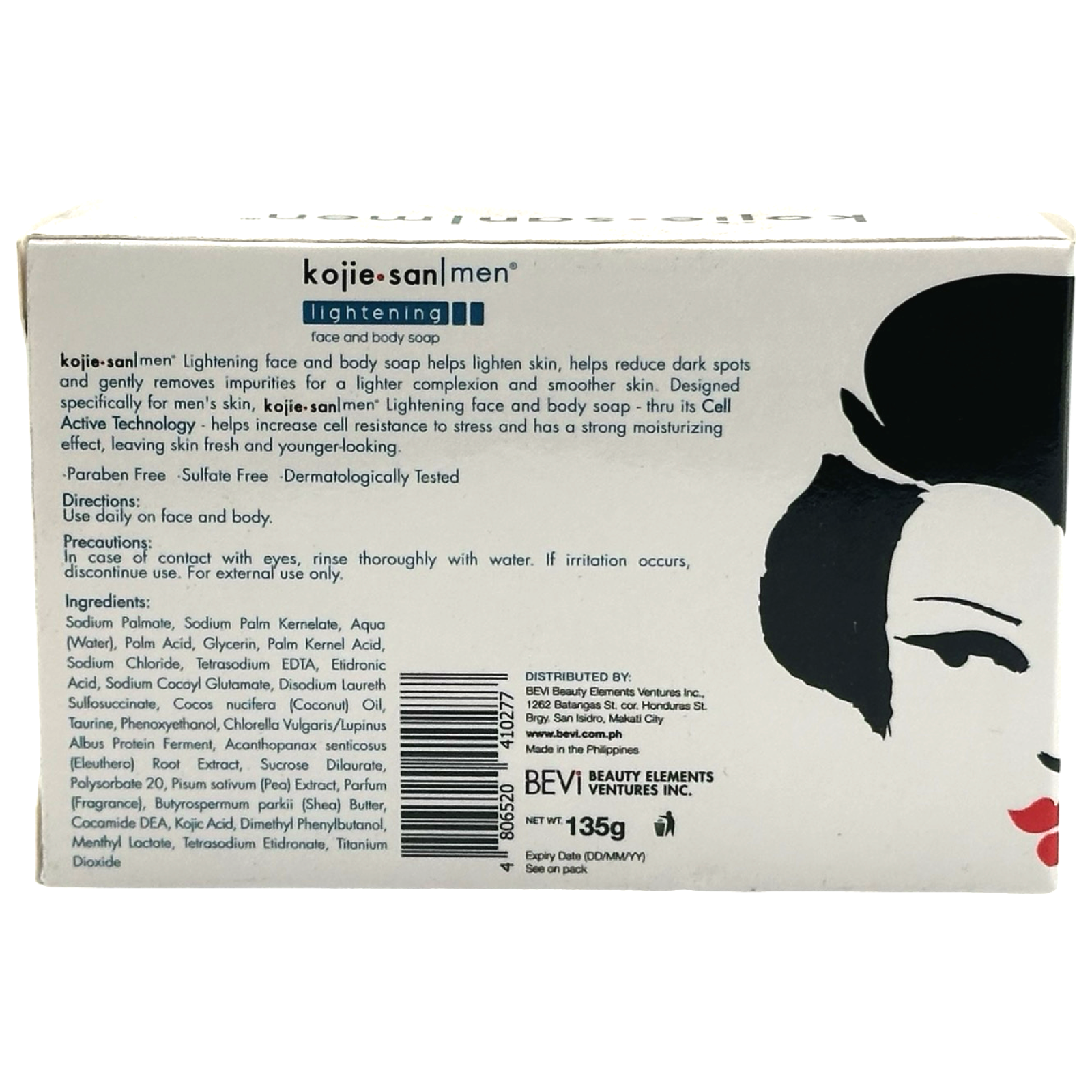 Men's 135G Face & Body Soap - Great Deal