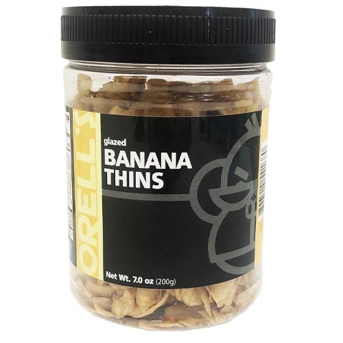 Orell's 3 OZ Glazed Banana Thins - Healthy Snack