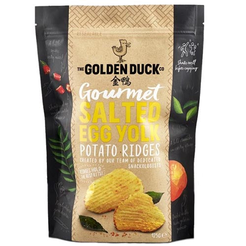 Limited Offer! Golden Duck Co's Gourmet Salted Egg Yolk Potato Snacks - 125 G Pack