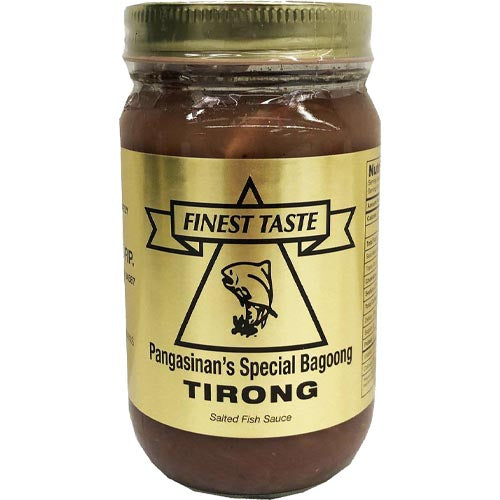 Finest Taste - Pangasinan's Special 16 OZ Tirong Salted Fish Sauce - A Must - Try!