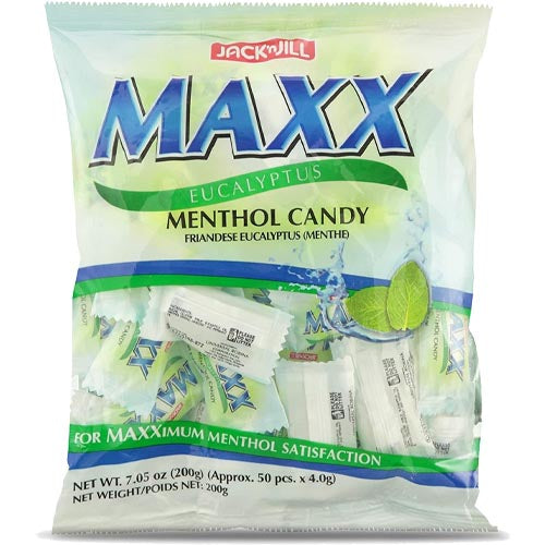 Jack 'n Jill Maxx Eucalyptus - Menthol Flavored Candy, 7.05 OZ