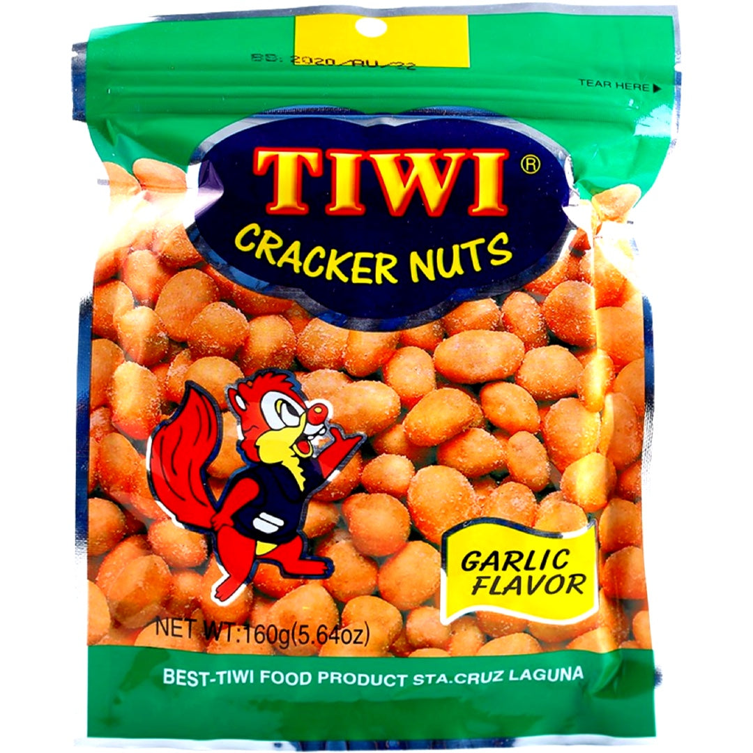 Tiwi Garlic - Flavored Crunchy Cracker Nuts - 160 G