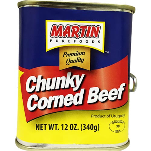 Martin Purefoods - Premium Chunky Corned Beef Square, 12 OZ - A Must - Try!