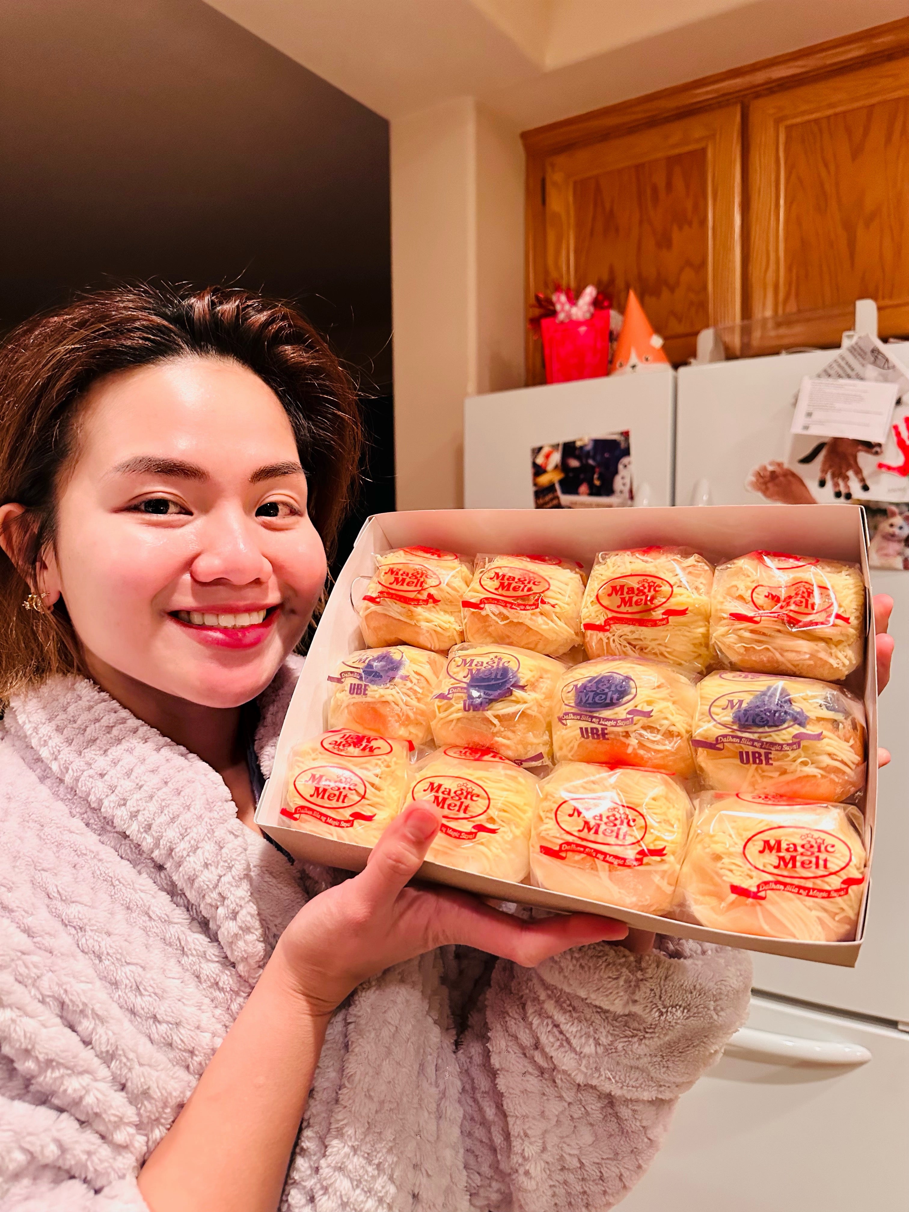 Magic Melt Brioche Ensaymada - 12 PCS (660G) - Regular, UBE, Yema Flavors