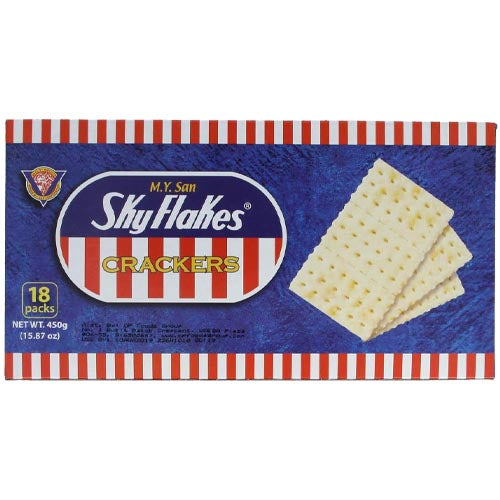M.Y. San - 18-Pack Box of 450G Crispy Skyflakes Crackers