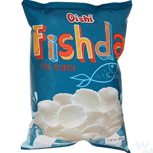 Oishi Fishda Crunchy Fish Kropeck - 2.82 OZ Snack for Fish Lovers