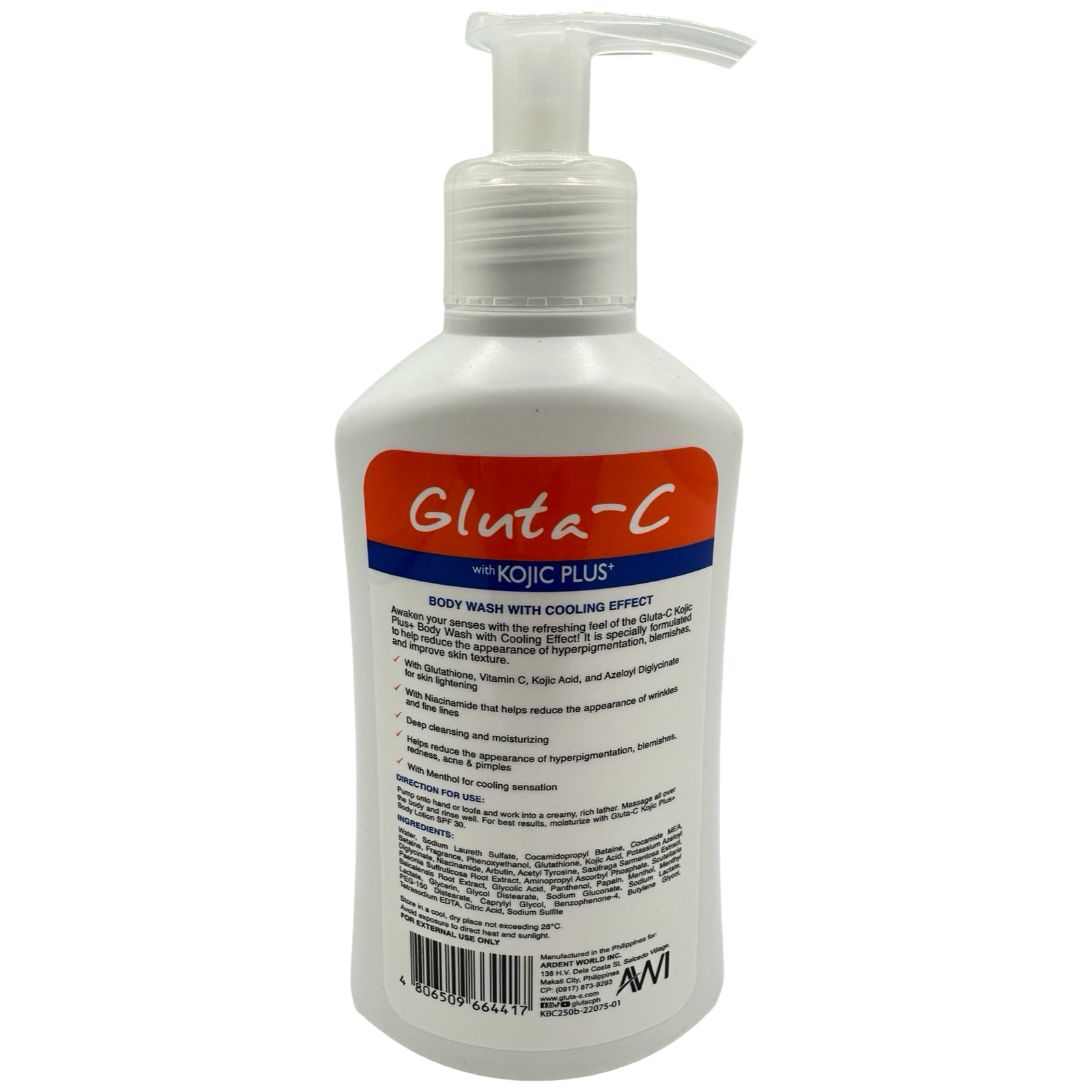 Hot Deal! Gluta - C Kojic 250 ML Bodywash with Cooling Effect