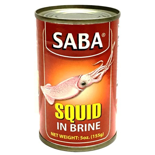 Saba Brand 155G Brined Squid - A Tasty Seafood Delight