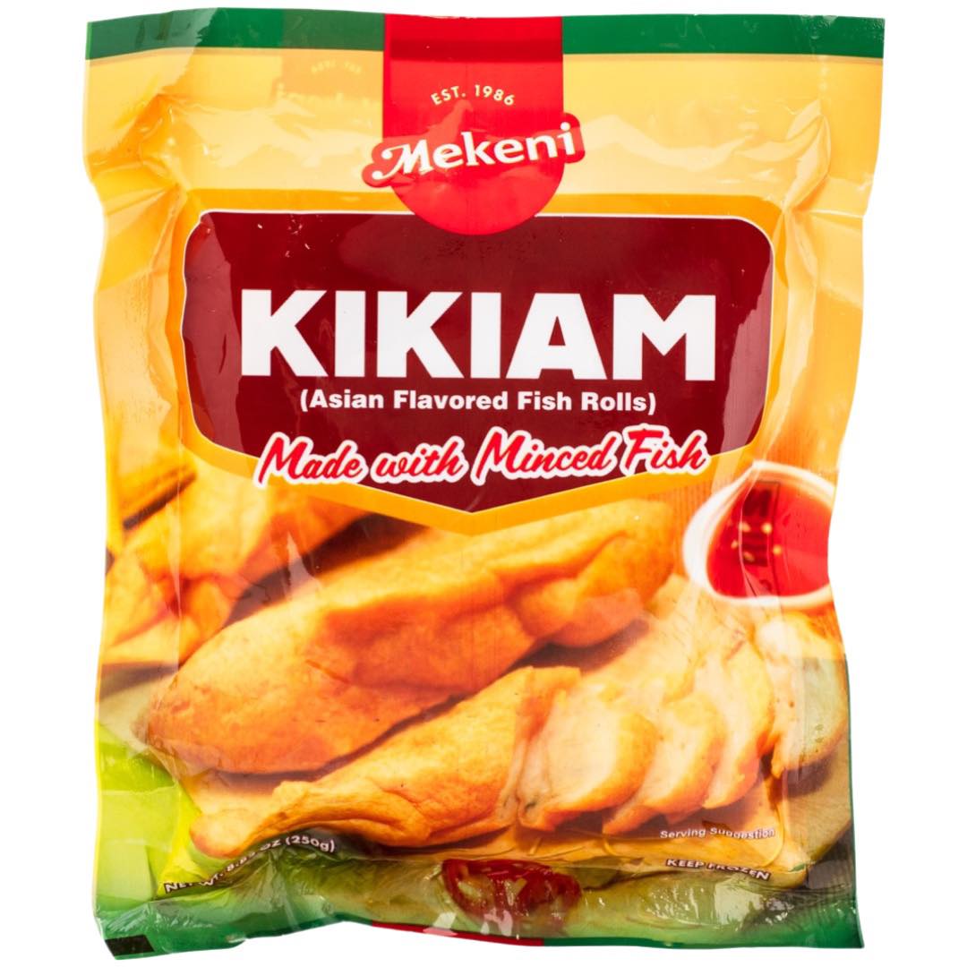 Delicious Asian Flavored Mekeni Kikiam Fish Rolls - 250 G Pack, Ideal Snack