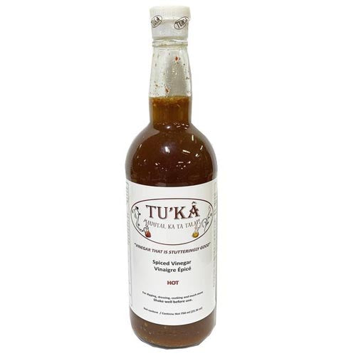 Get Your 750 ML Bottle of Tuka Fiery Spiced Vinegar - Perfect Dipping Sauce