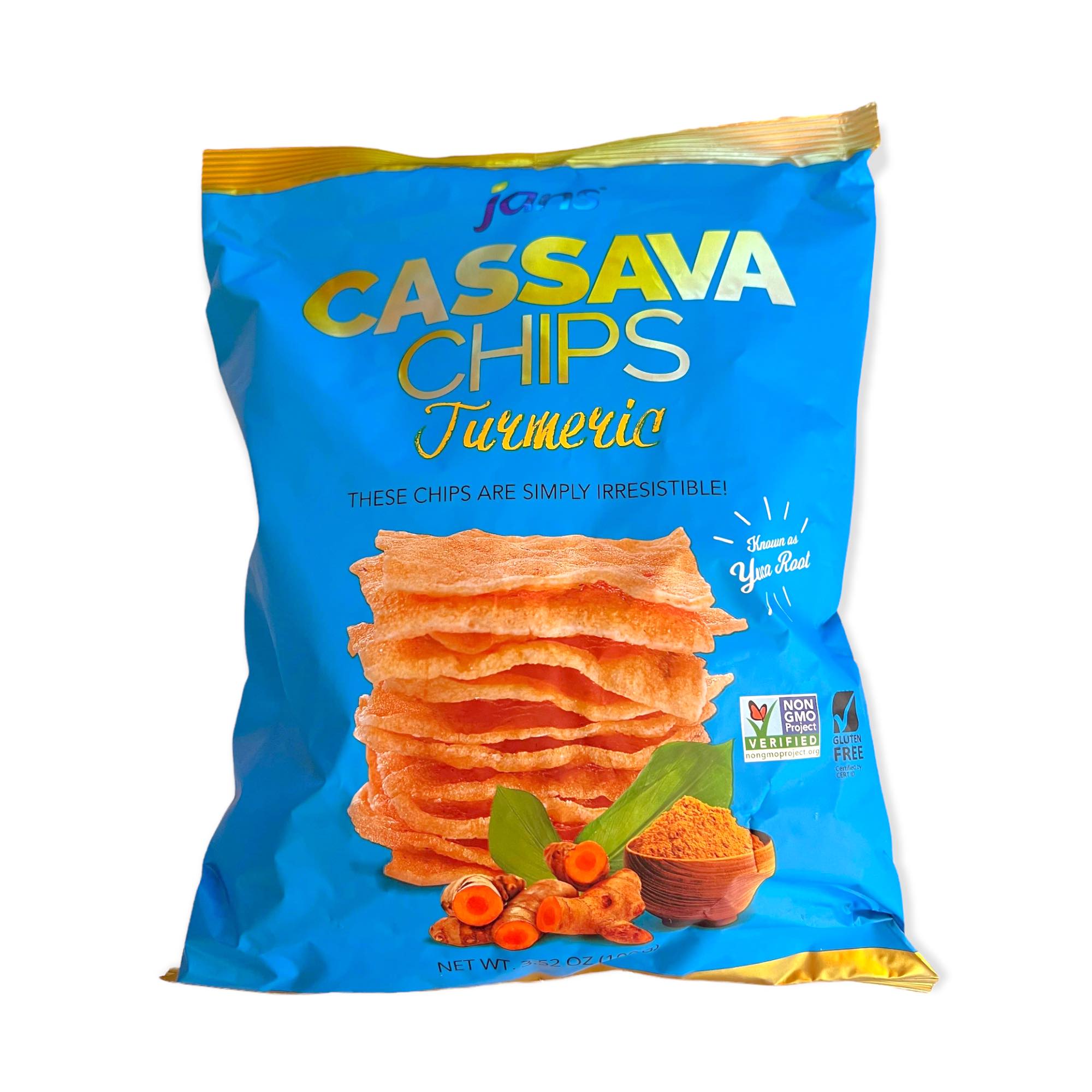 Jans Turmeric - Flavored 100 - Gram Cassava Chips
