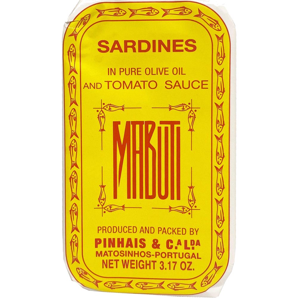 Mabuti Sardines in Premium Pure Olive Oil and Tangy Tomato Sauce, 3.17 OZ