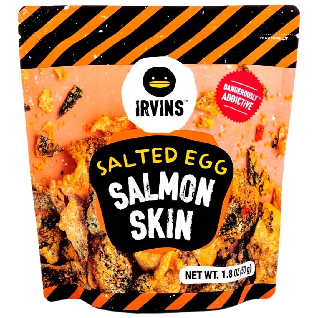 Irvins Premium Salted Egg - Flavored Salmon Skin Snack