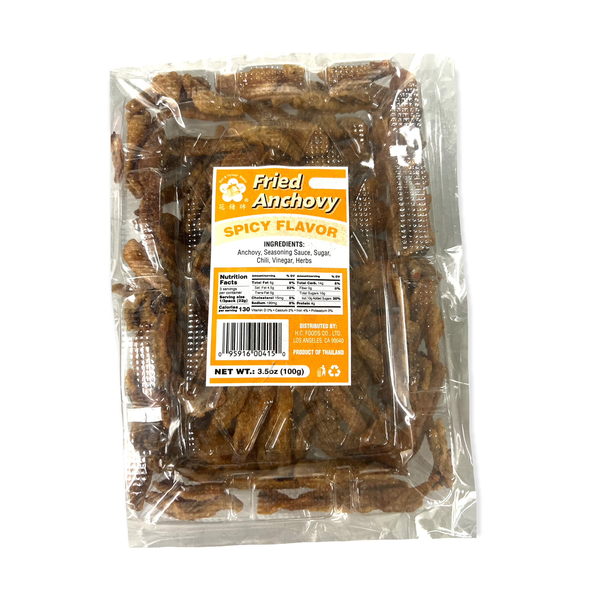 Bell & Flower Brand - 100G Cooked Fried Anchovy - Special Offer