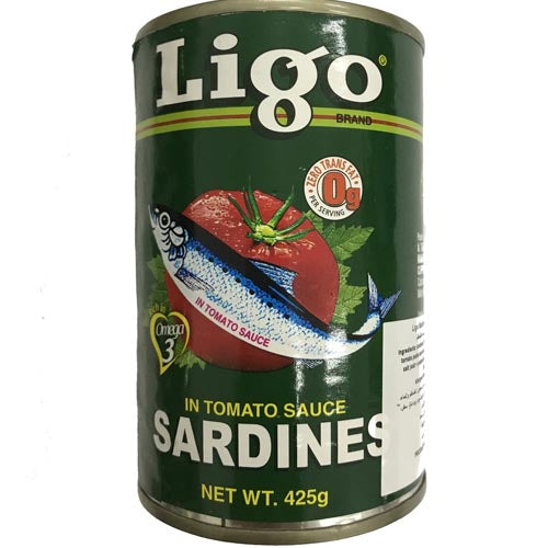 Ligo Green Sardines in Delicious Tomato Sauce