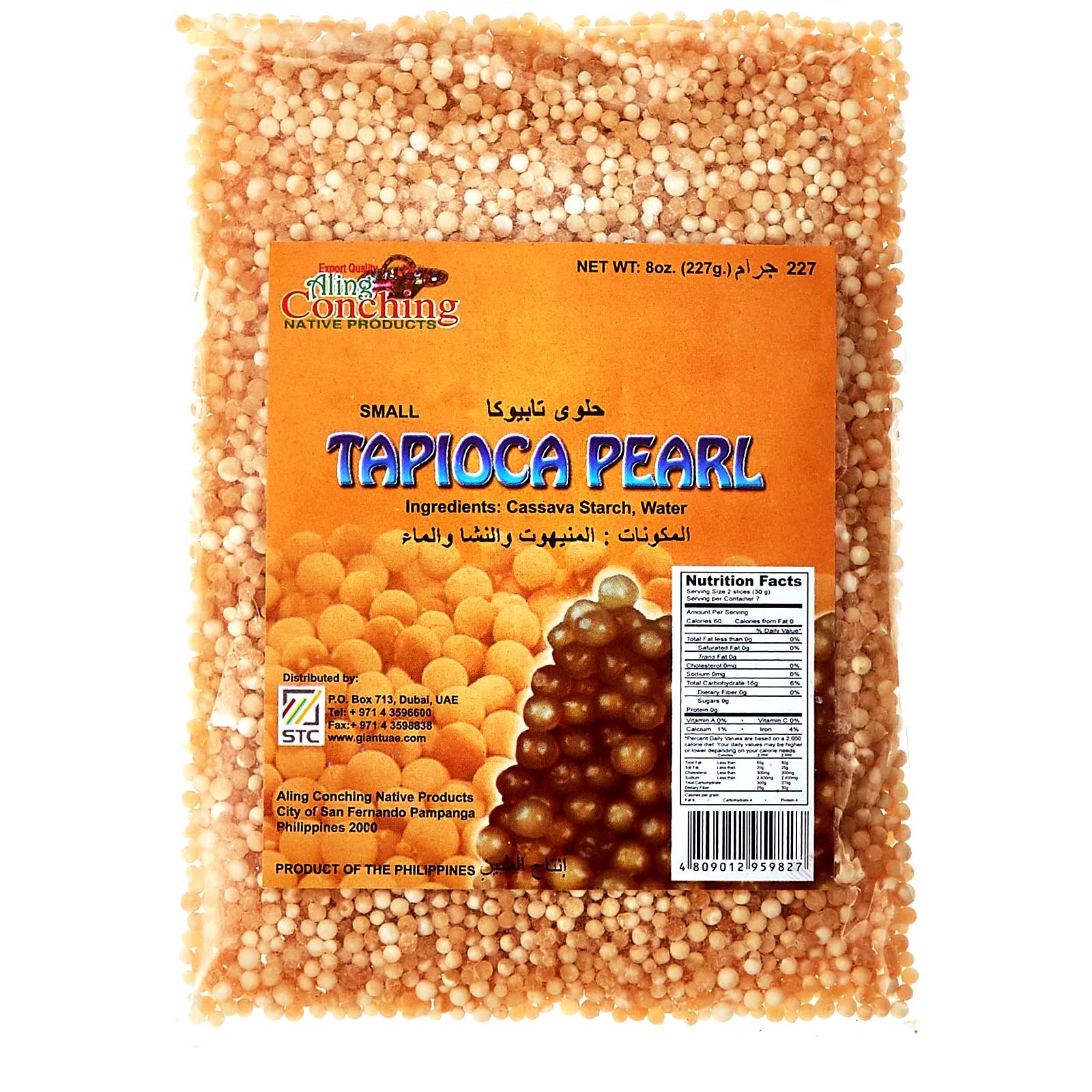 Aling Conching - Small-Sized White Tapioca Pearls, 8 OZ