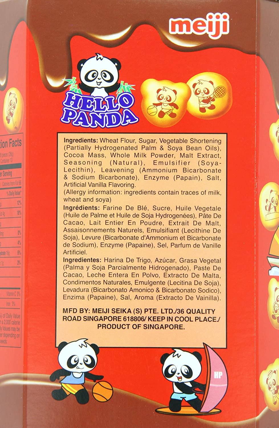 Meiji Hello Panda Chocolate Biscuits - 9.1 OZ, 10-Pack - Irresistible Snack Deal