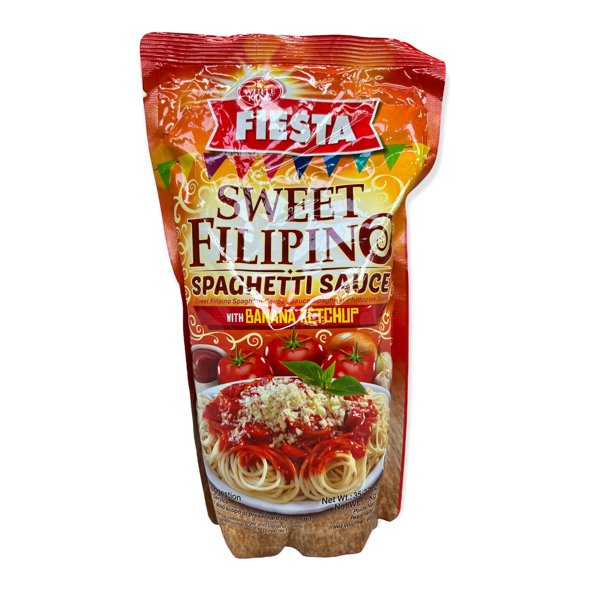 White King Fiesta - Premium Sweet Filipino Spaghetti Sauce with Banana Ketchup