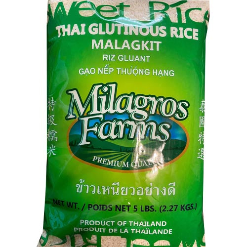 Milagros Farms Premium Thai Glutinous Rice - Malagkit Sweet Rice for Delicious Kakanin
