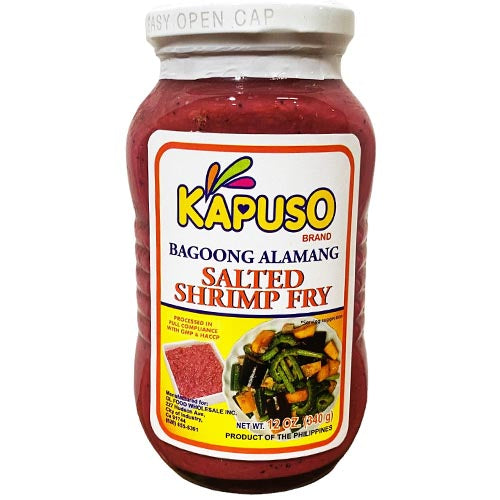 Special Offer! Kapuso 12 OZ Salted Shrimp Fry - Bagoong Alamang for Seafood Lovers