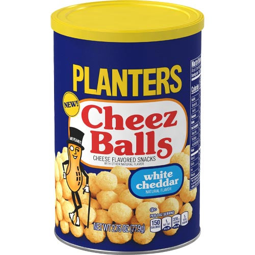 Planters White Cheddar Cheez Balls - 2.75 OZ | Tasty Snack Deal