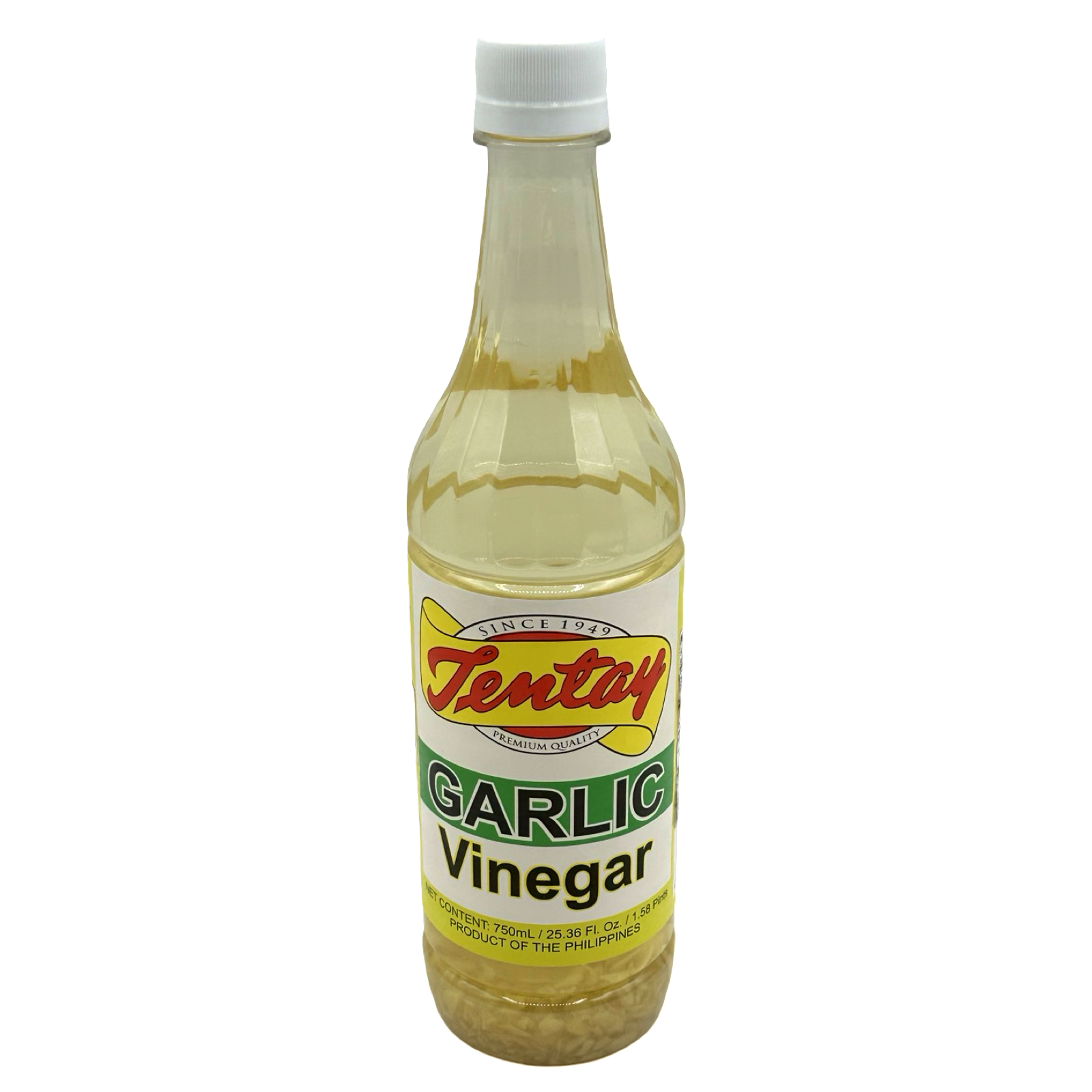Tentay Premium Garlic Vinegar - 750 ML Bottle for Flavorful Cooking