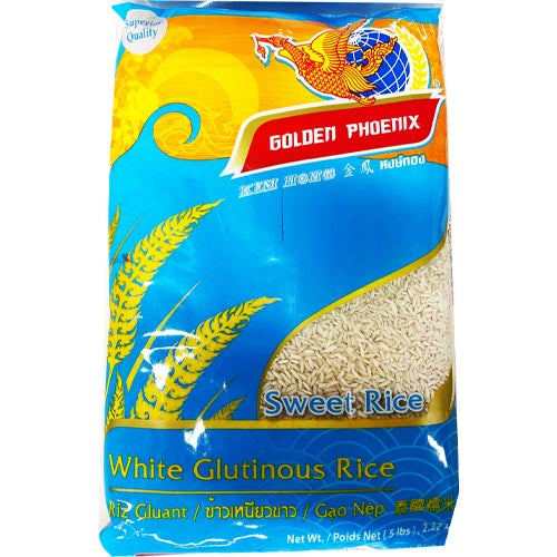 Golden Phoenix White Glutinous Sweet Rice - Perfect for Kakanin!