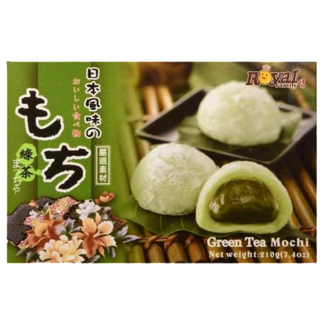 Royal Family Premium Green Tea Flavored Mochi - 210 G