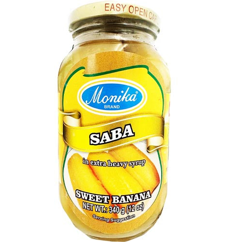 Monika Brand Sweet Banana in Extra Thick Syrup - 12 OZ