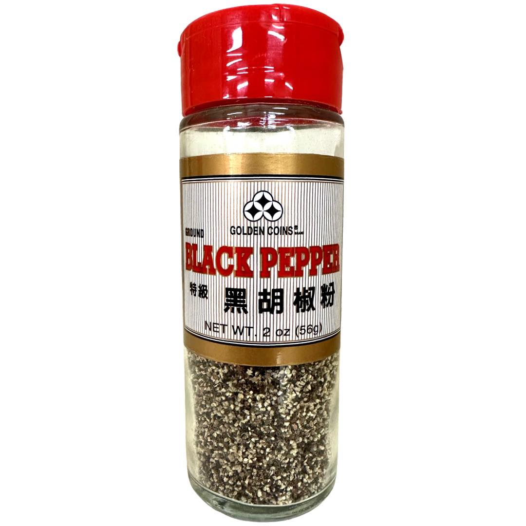 Golden Coins 2 OZ Ground Black Pepper - Great Value