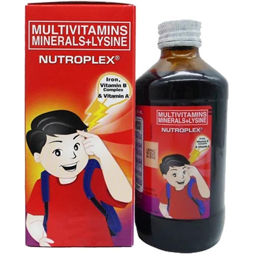 Nutroplex Multivitamins: 120 ML with Minerals + Lysine - Grab Yours Now!
