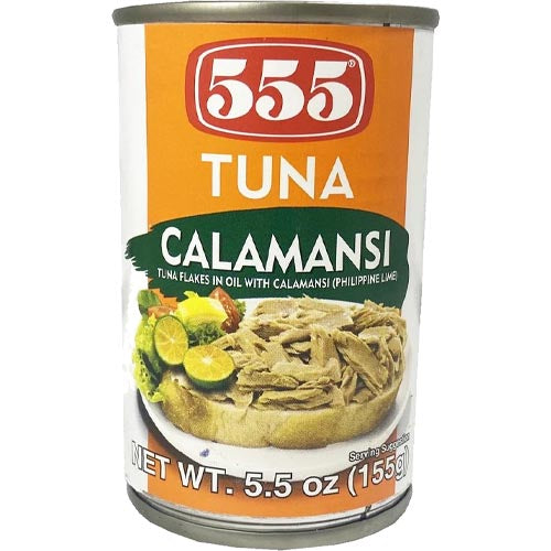 555 - 155G Tuna Flakes in Oil with Philippine Lime (Calamansi)