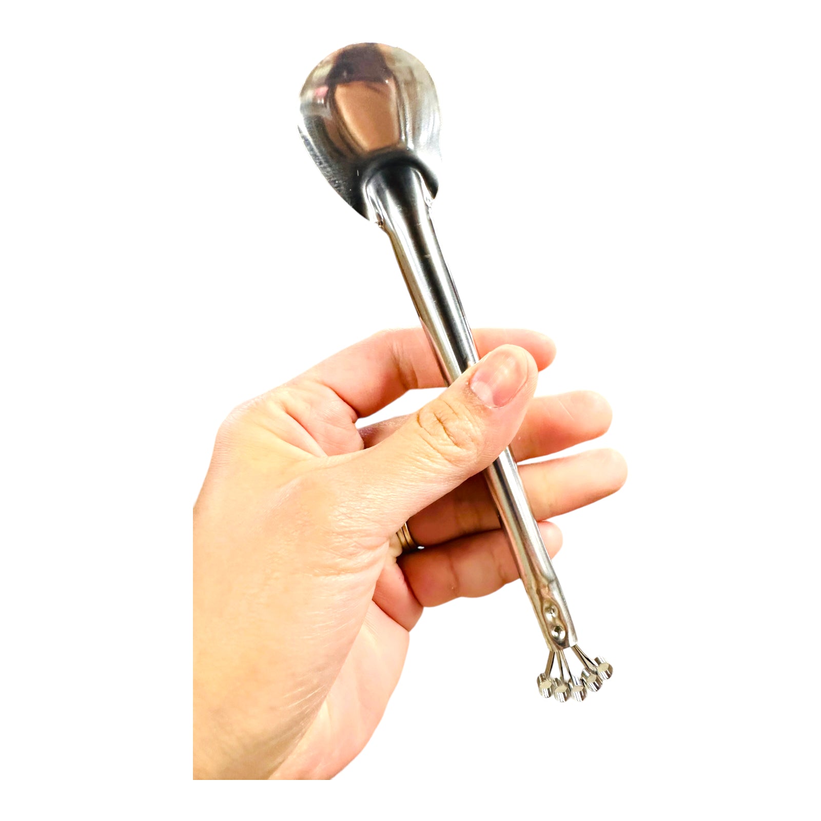 Hot Sale! Stainless Steel Coconut, Buko, and Melon Grating Scraper with Spoon