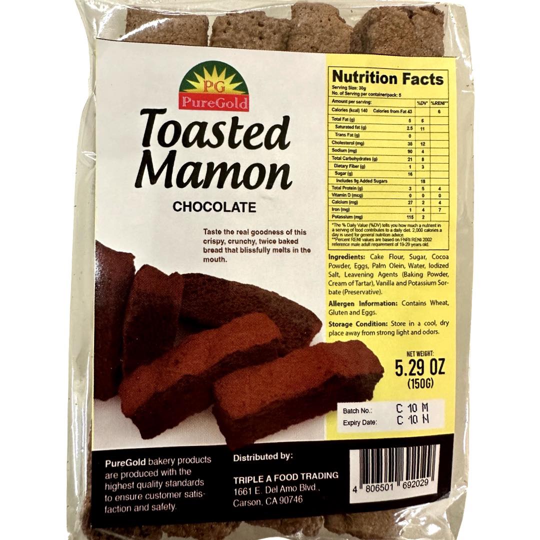 PureGold Toasted Chocolate Mamon - 150 G | Delightful Treat