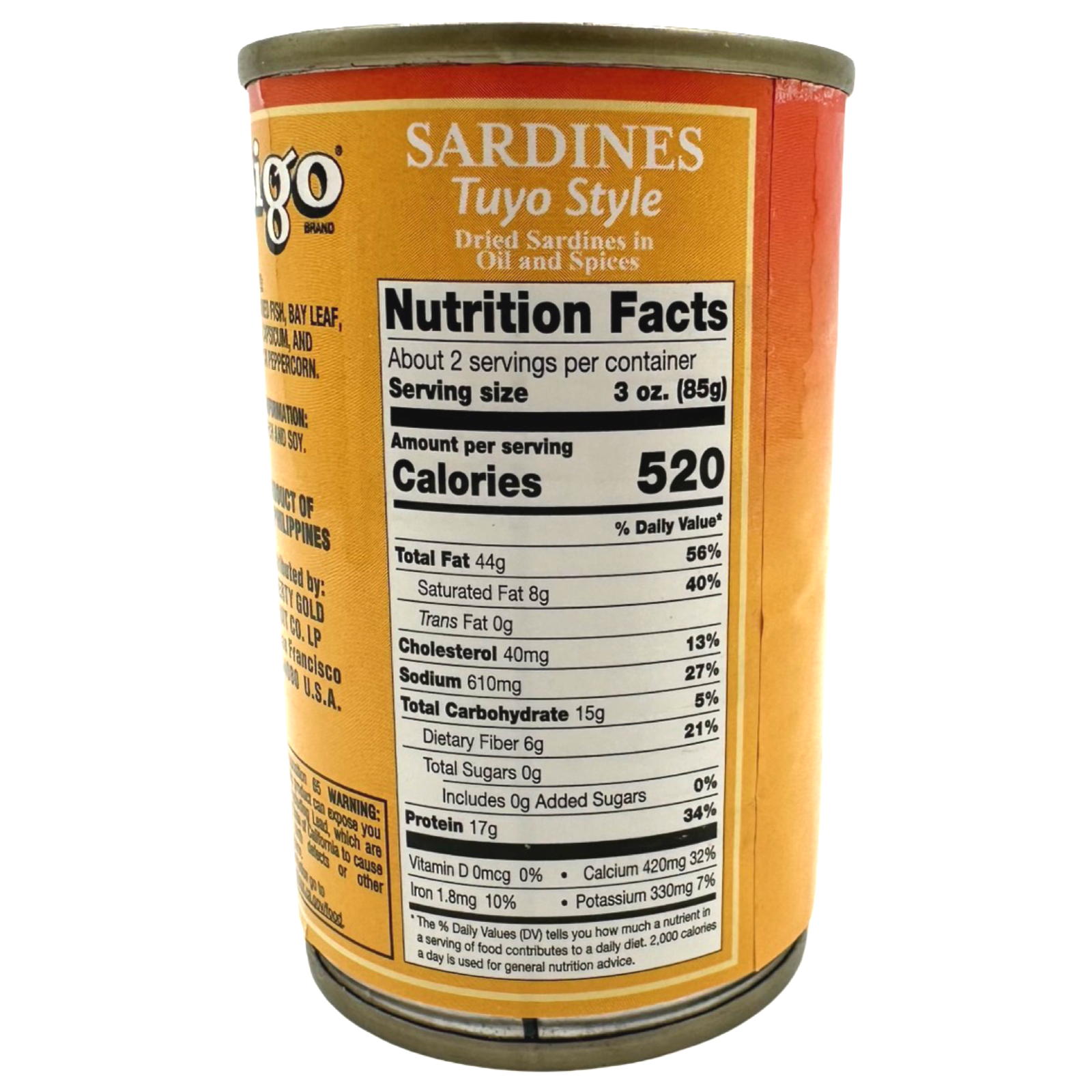 Ligo Canned Sardines in Tuyo Style - High - Quality Seafood Delight