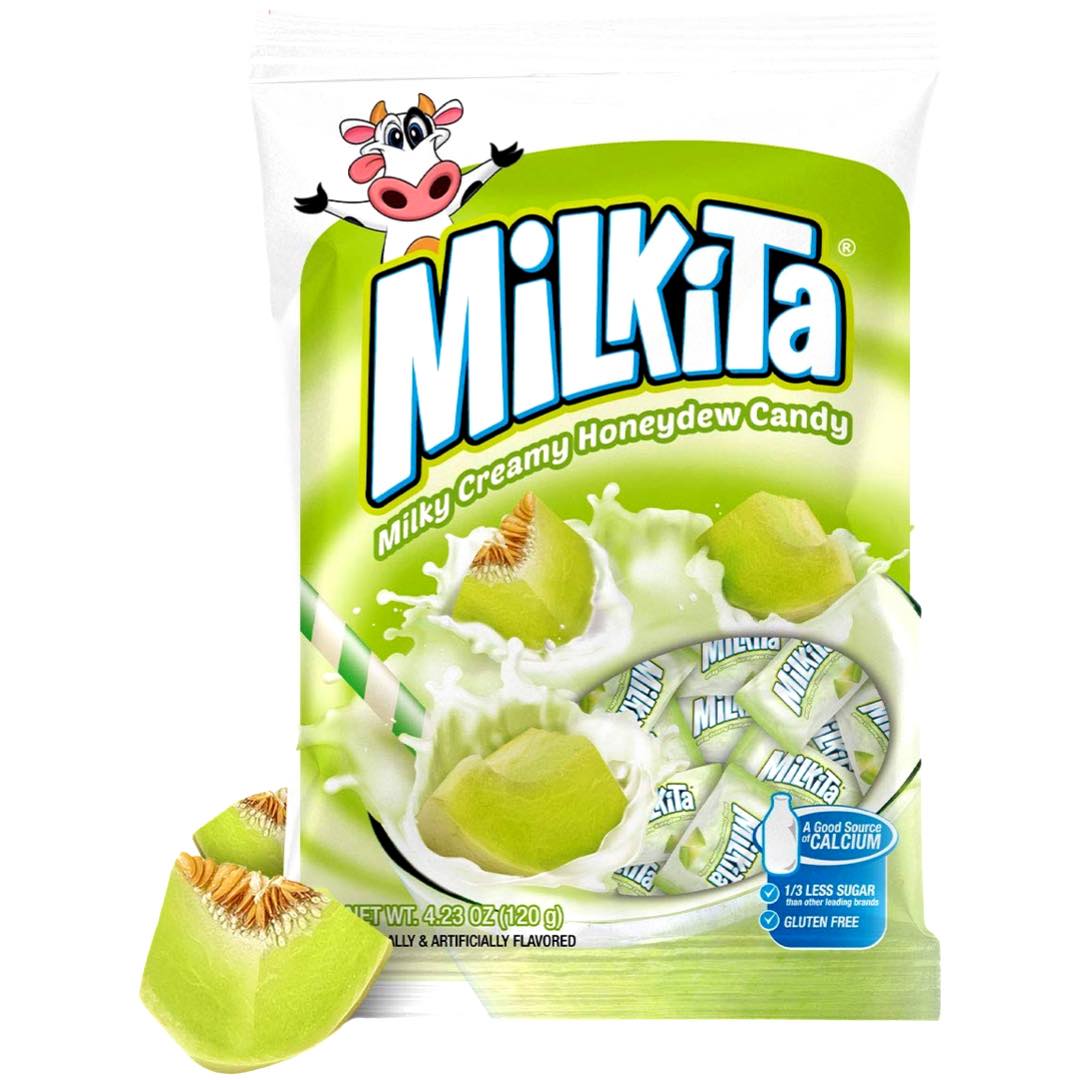 Milkita Milky Creamy Honeydew Candy - 30 Pieces Pack (120 G) - Great Value!