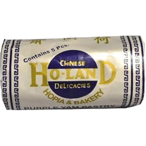 Ho-Land Frozen Purple Yam Pastry - Hopia UBE, 5 Pieces, 8 OZ - Tasty Chinese Delicacy