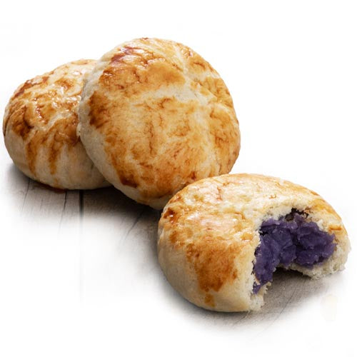 Kagat Bakery - 4 Pieces 10 OZ Ube - Flavored Hopya Pastries