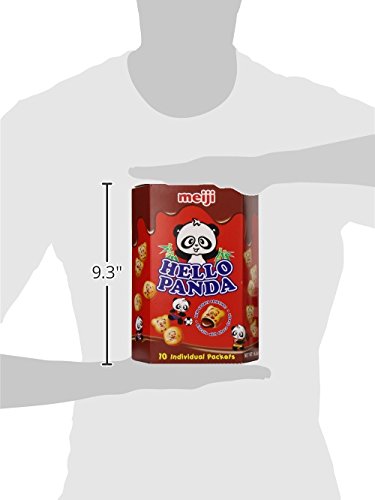 Meiji Hello Panda Chocolate Biscuits - 9.1 OZ, 10-Pack - Irresistible Snack Deal
