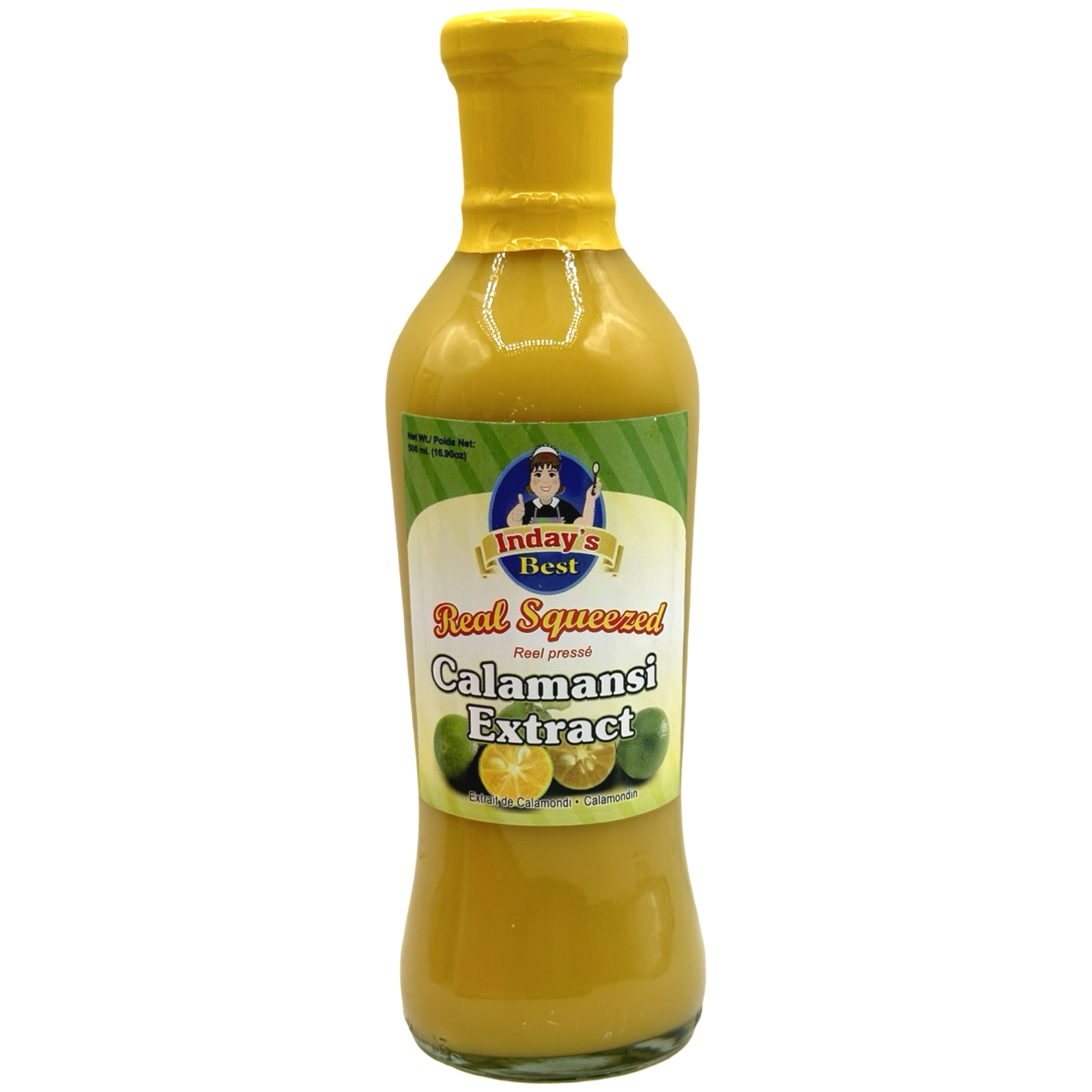 Inday's Best - Premium Real Squeezed Calamansi Extract - 500 ML Bottle, Ideal for Refreshing Drinks
