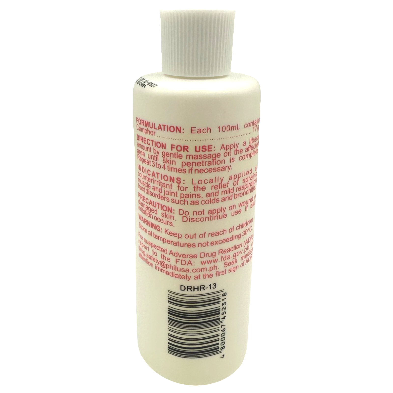 Get 120 ML Rhea Camphorated Oil - Ideal for Aches Relief and Relaxation