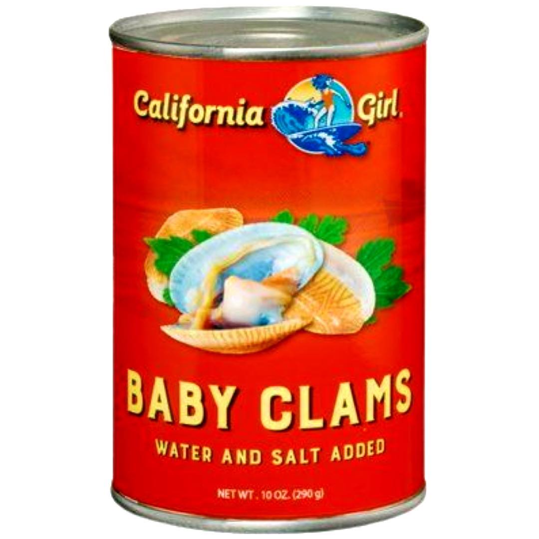 California Girl 10 OZ Baby Clams with Added Water and Salt
