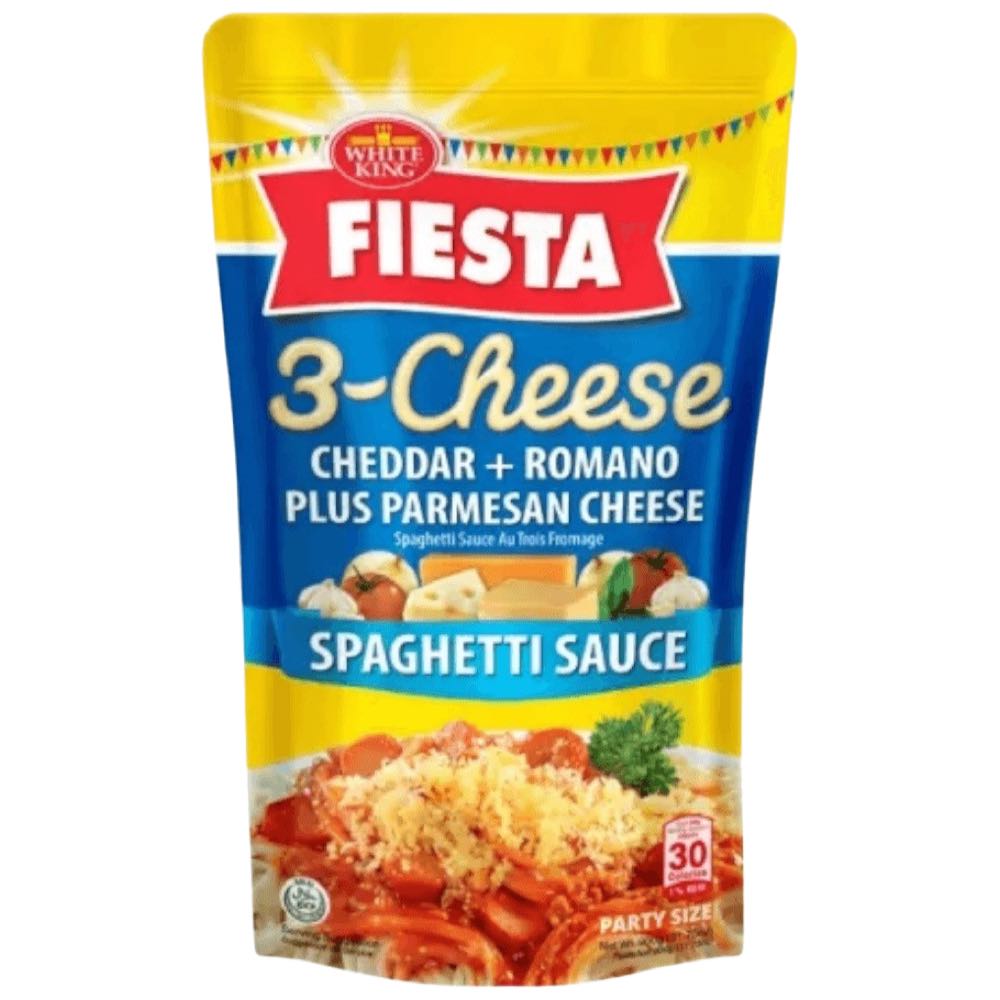 White King Fiesta: 900G 3-Cheese Spaghetti Sauce (Cheddar, Romano & Parmesan) - Great Deal