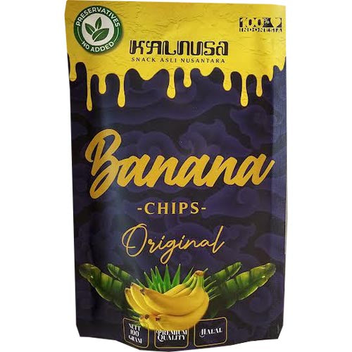 Kalnusa Original Banana Chips - 100G Delight
