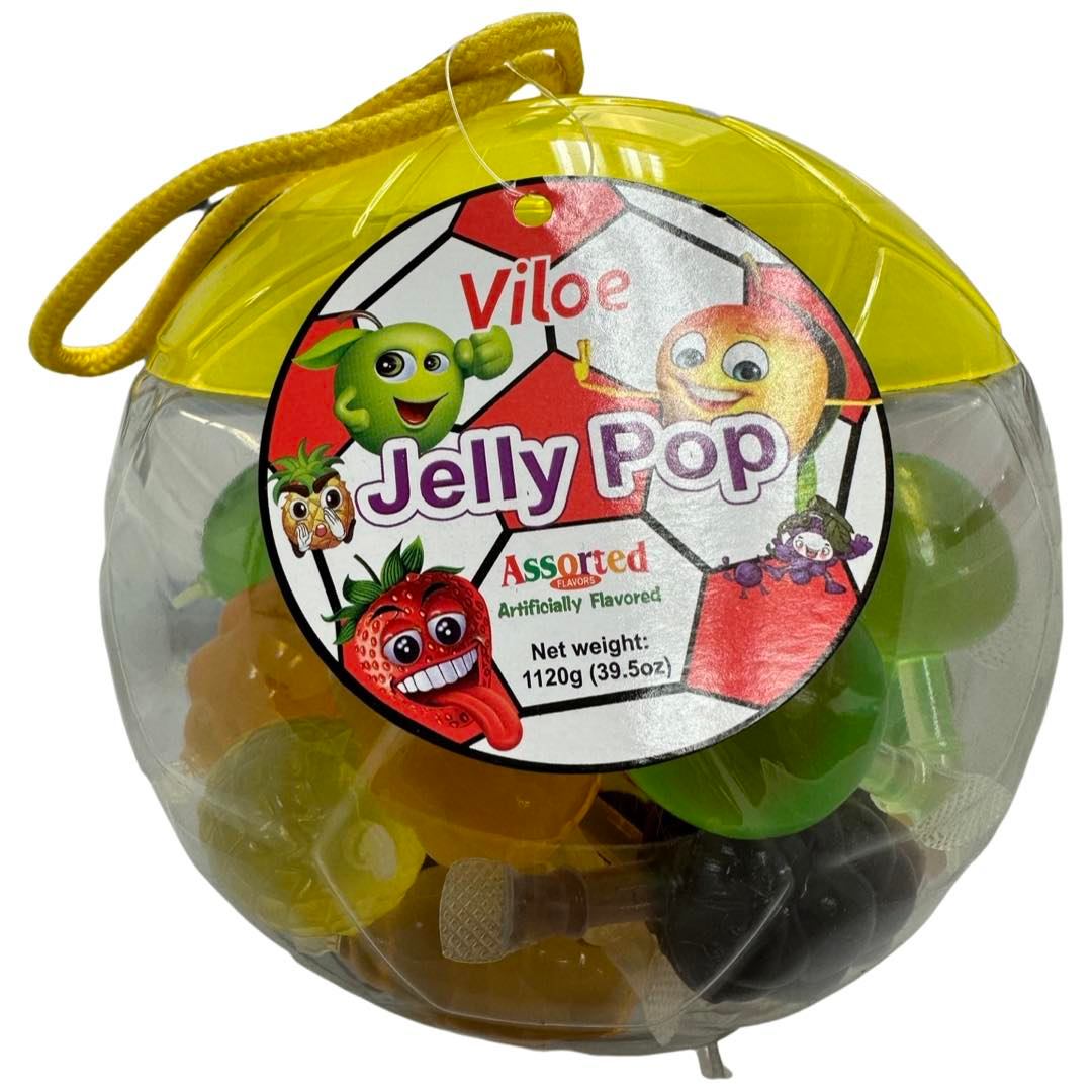Viloe Assorted Jelly Pop Balls - 1120 G - Great Value Pack