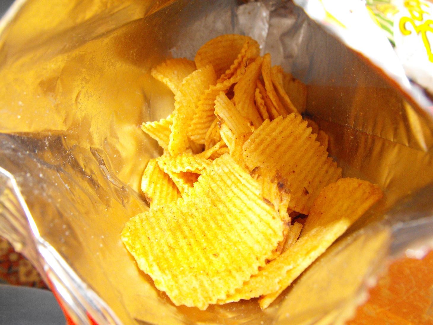 Jack 'n Jill Spicy Barbecue V-Cut Potato Chips - A Tasty Treat